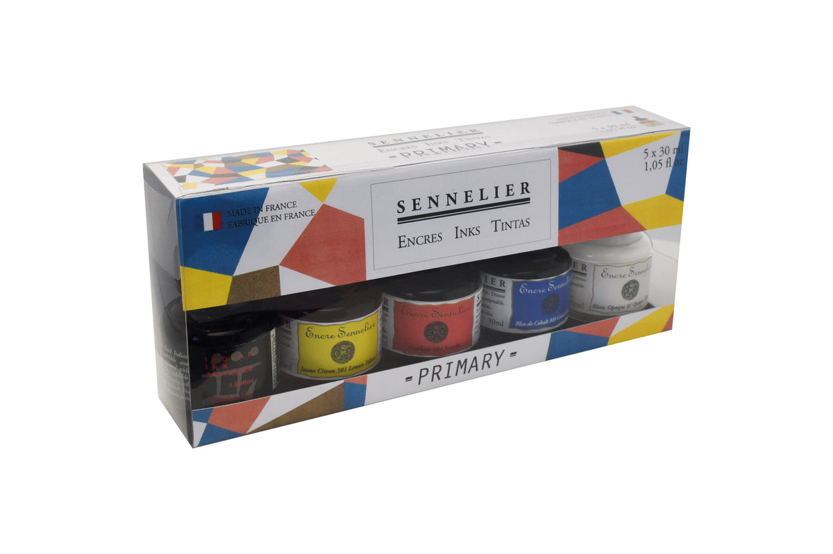 Sennelier Artist Ink Primary Set – 5 x 30ml