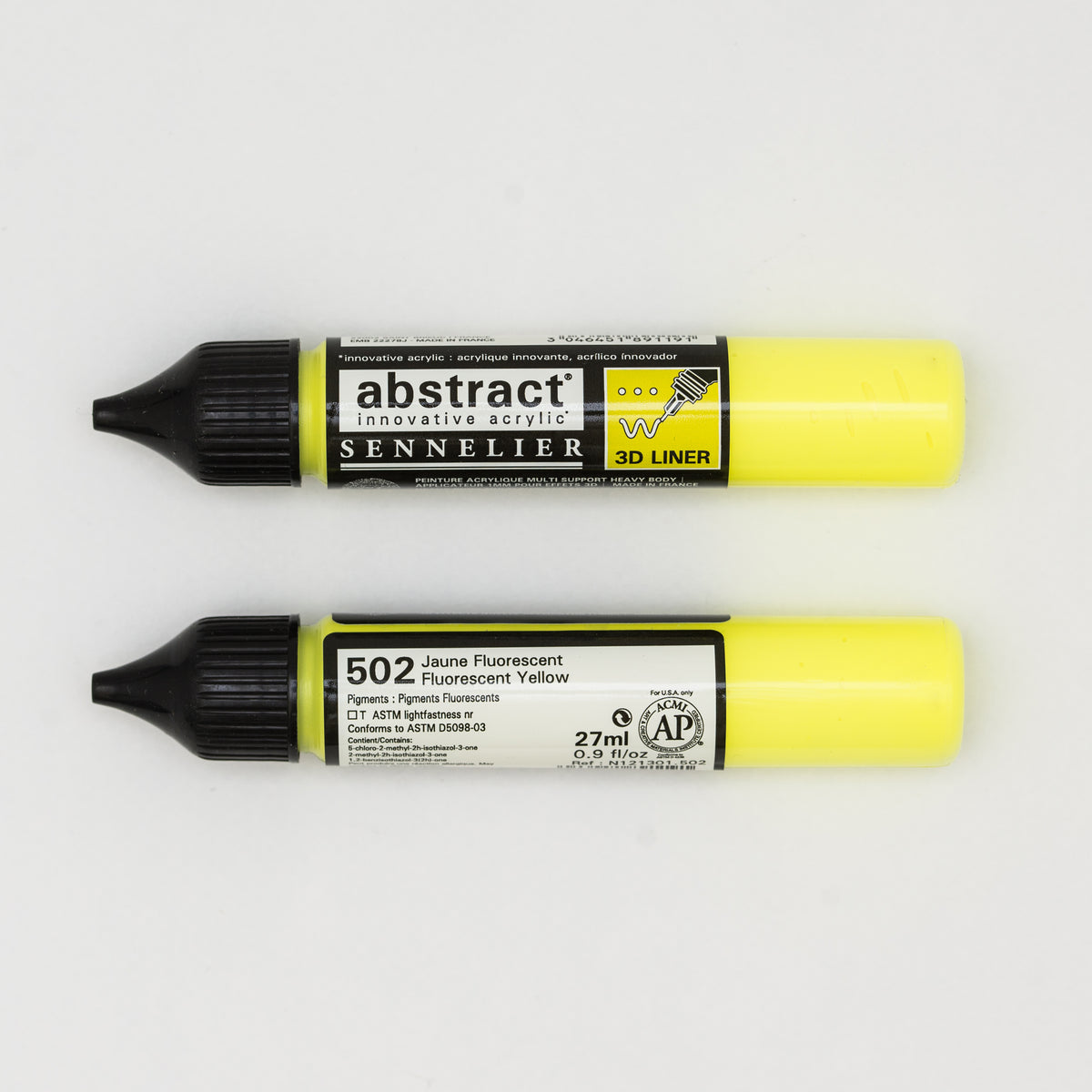 Sennelier Abstract Acrylic Liner 27ml – Fluorescent Yellow 502