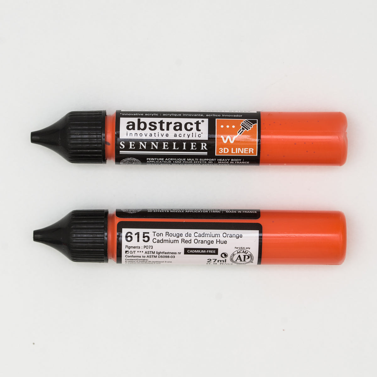 Sennelier Abstract Acrylic Liner 27ml – Cadmium Red Orange Hue 615