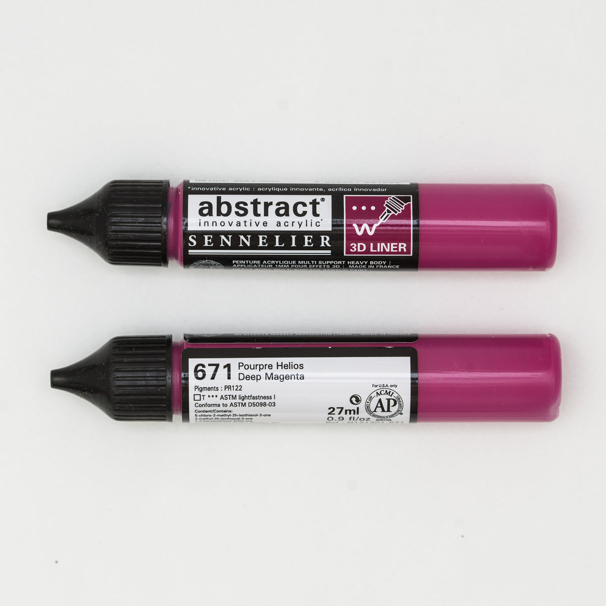Sennelier Abstract Acrylic Liner 27ml – Deep Magenta 671