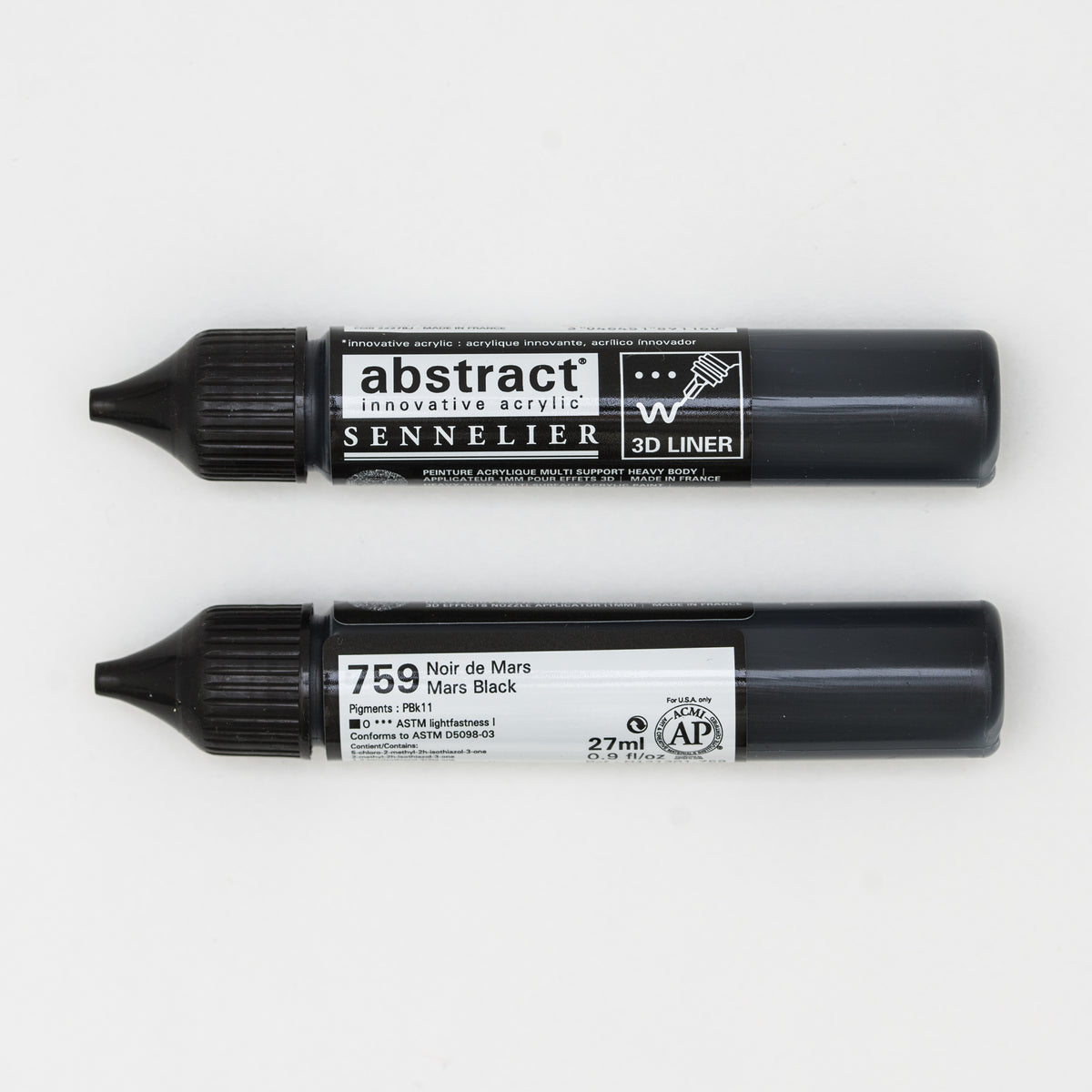 Sennelier Abstract Acrylic Liner 27ml – Mars Black 759