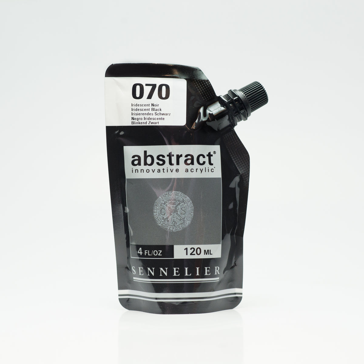 Sennelier Abstract Acrylic 120ml – Iridescent Black 070