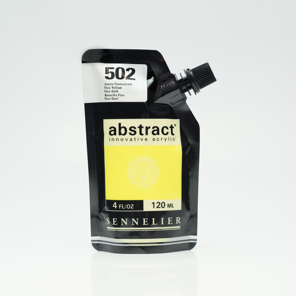 Sennelier Abstract Acrylic 120ml – Fluorescent Yellow 502