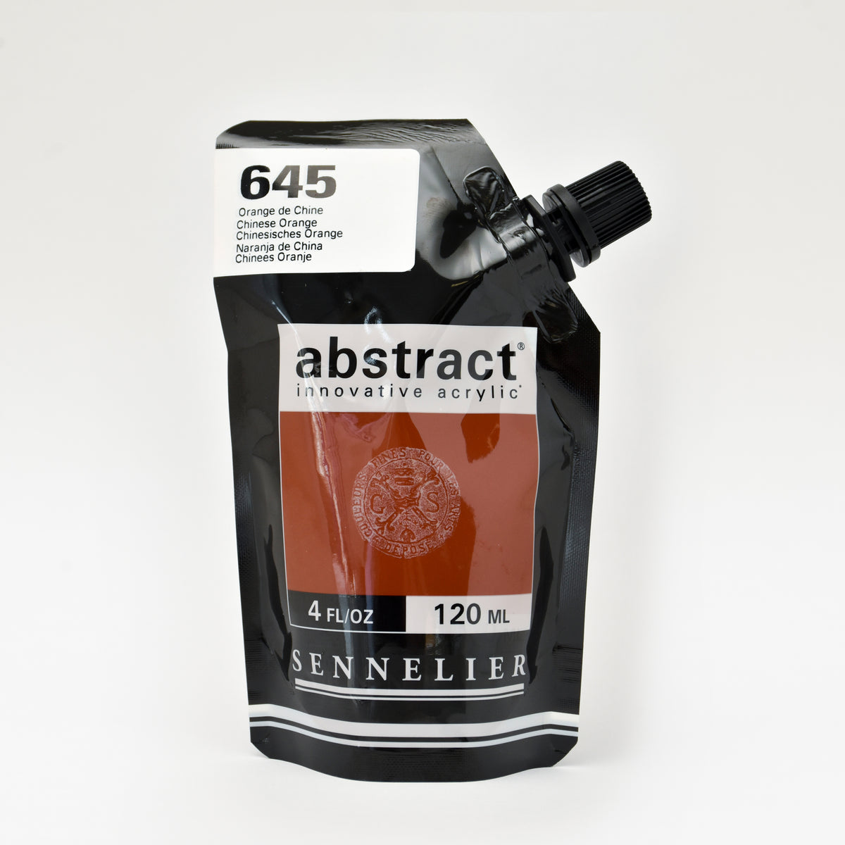 Sennelier Abstract Acrylic 120ml – Chinese Orange 645