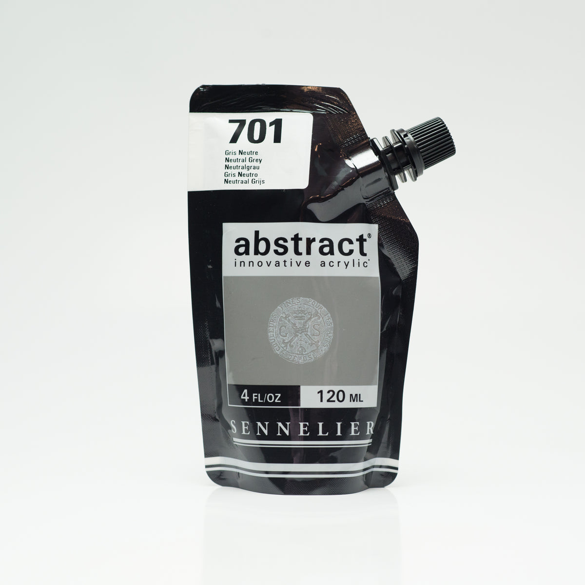 Sennelier Abstract Acrylic 120ml – Neutral Grey 701