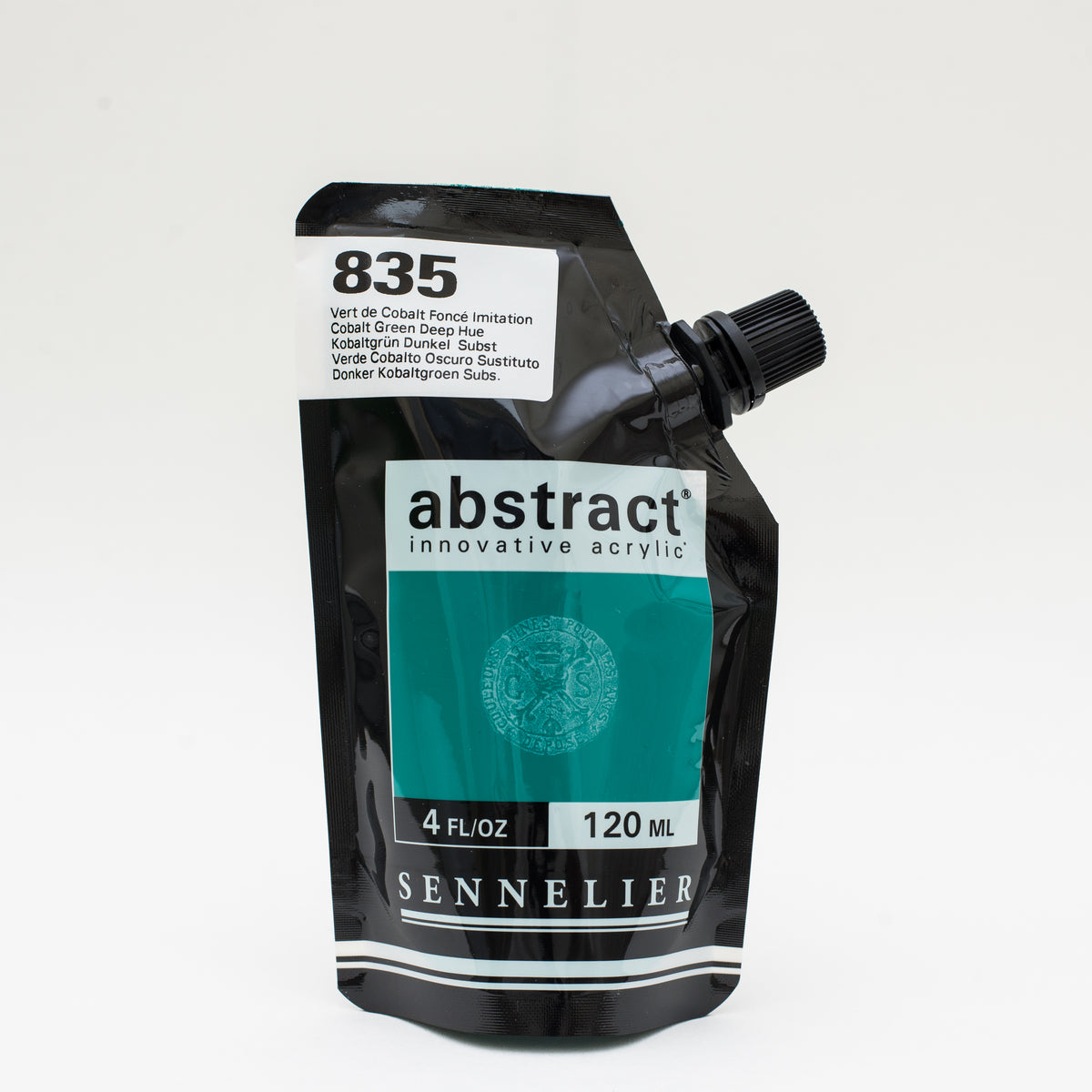 Sennelier Abstract Acrylic 120ml – Cobalt Green Deep Hue 835