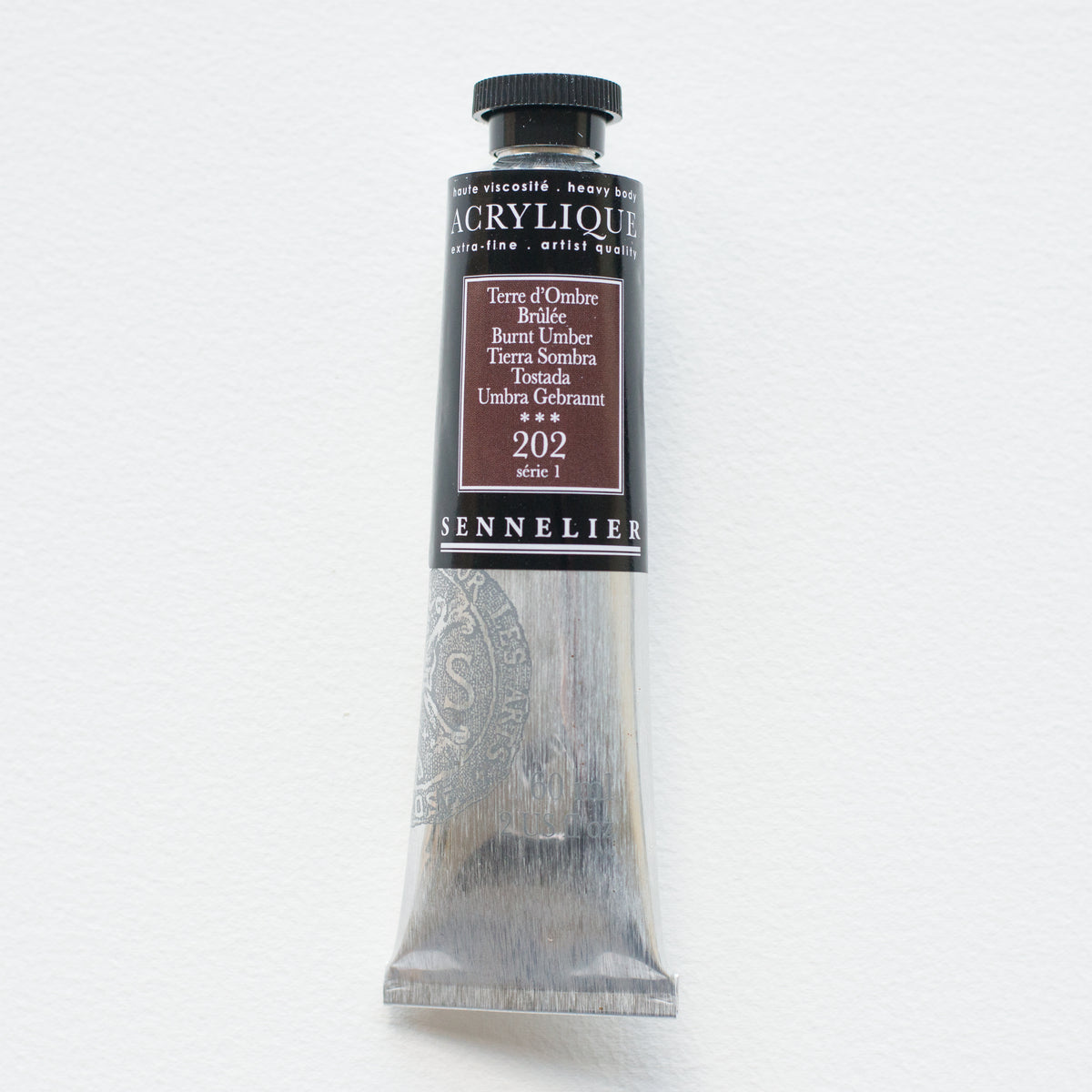 Sennelier Artist Acrylic 60ml – Burnt Umber 202