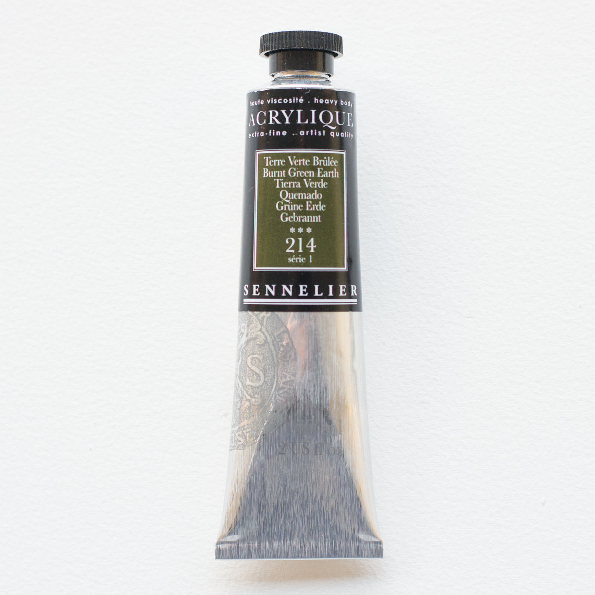 Sennelier Artist Acrylic 60ml – Burnt Green Earth 214