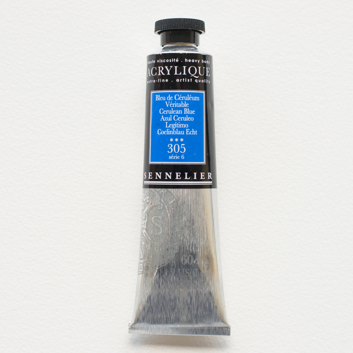 Sennelier Artist Acrylic 60ml – Cerulean Blue 305