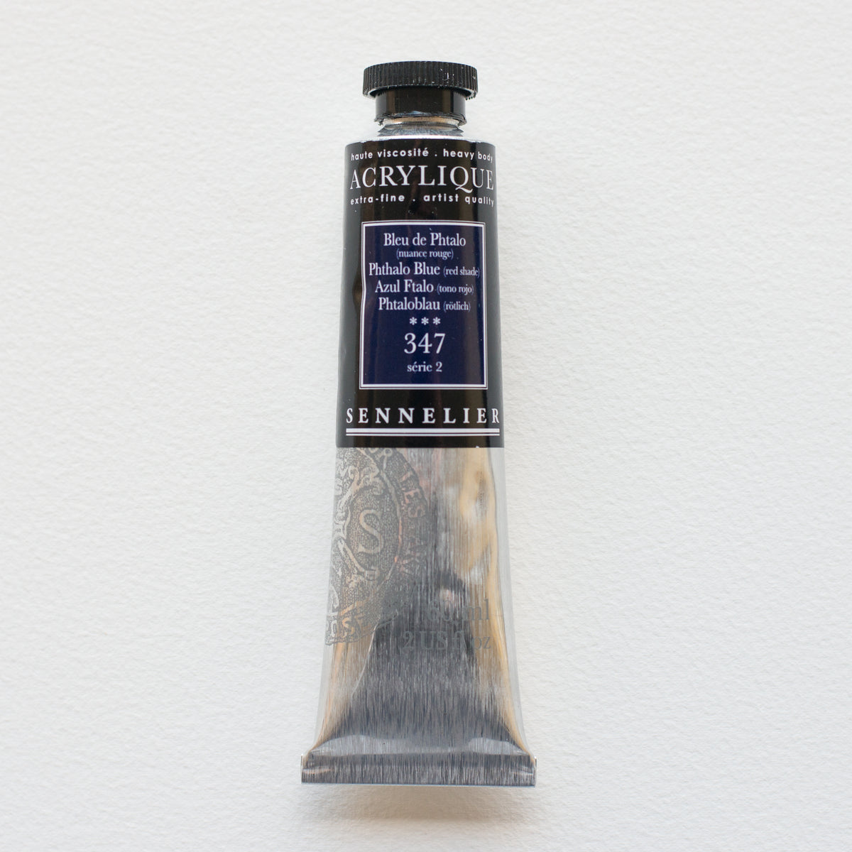 Sennelier Artist Acrylic 60ml – Phthalo Blue (Red Shade) 347