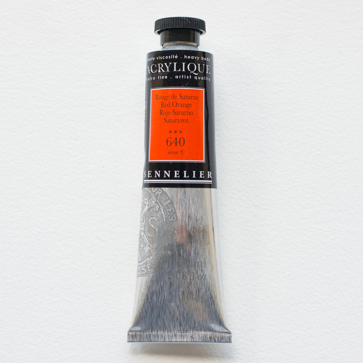 Sennelier Artist Acrylic 60ml – Red Orange 640