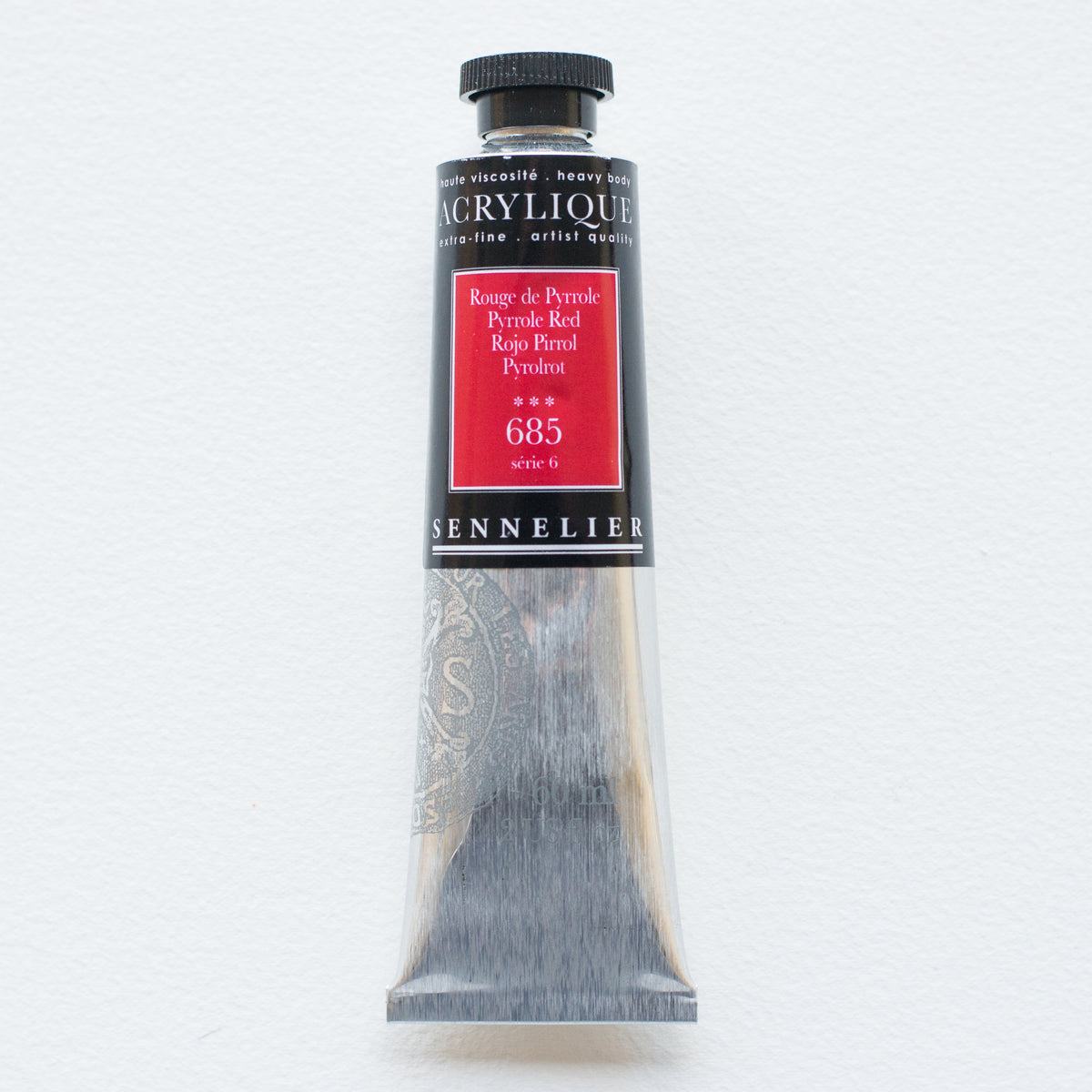 Sennelier Artist Acrylic 60ml – Pyrrole Red 685