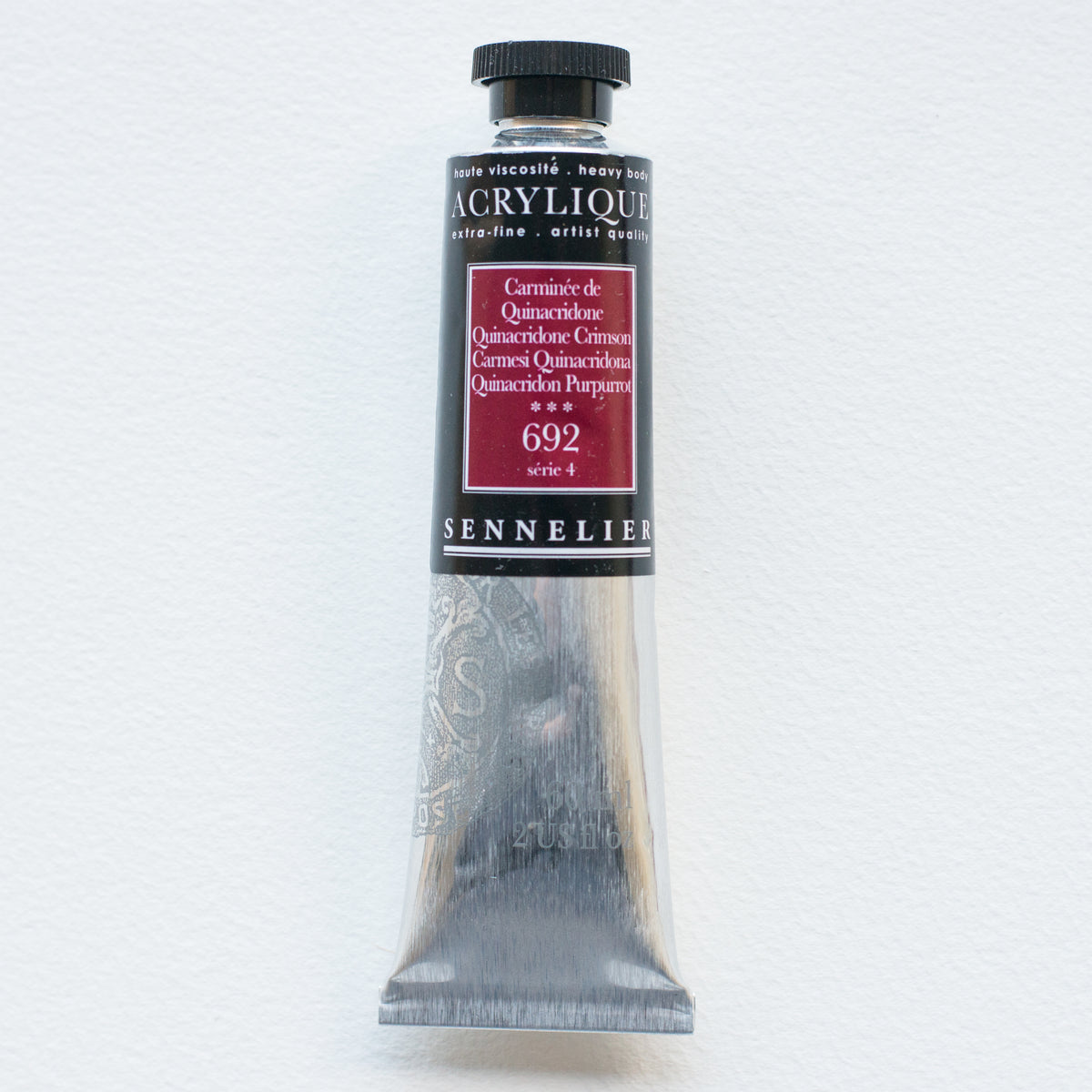 Sennelier Artist Acrylic 60ml – Quinacridone Crimson 692