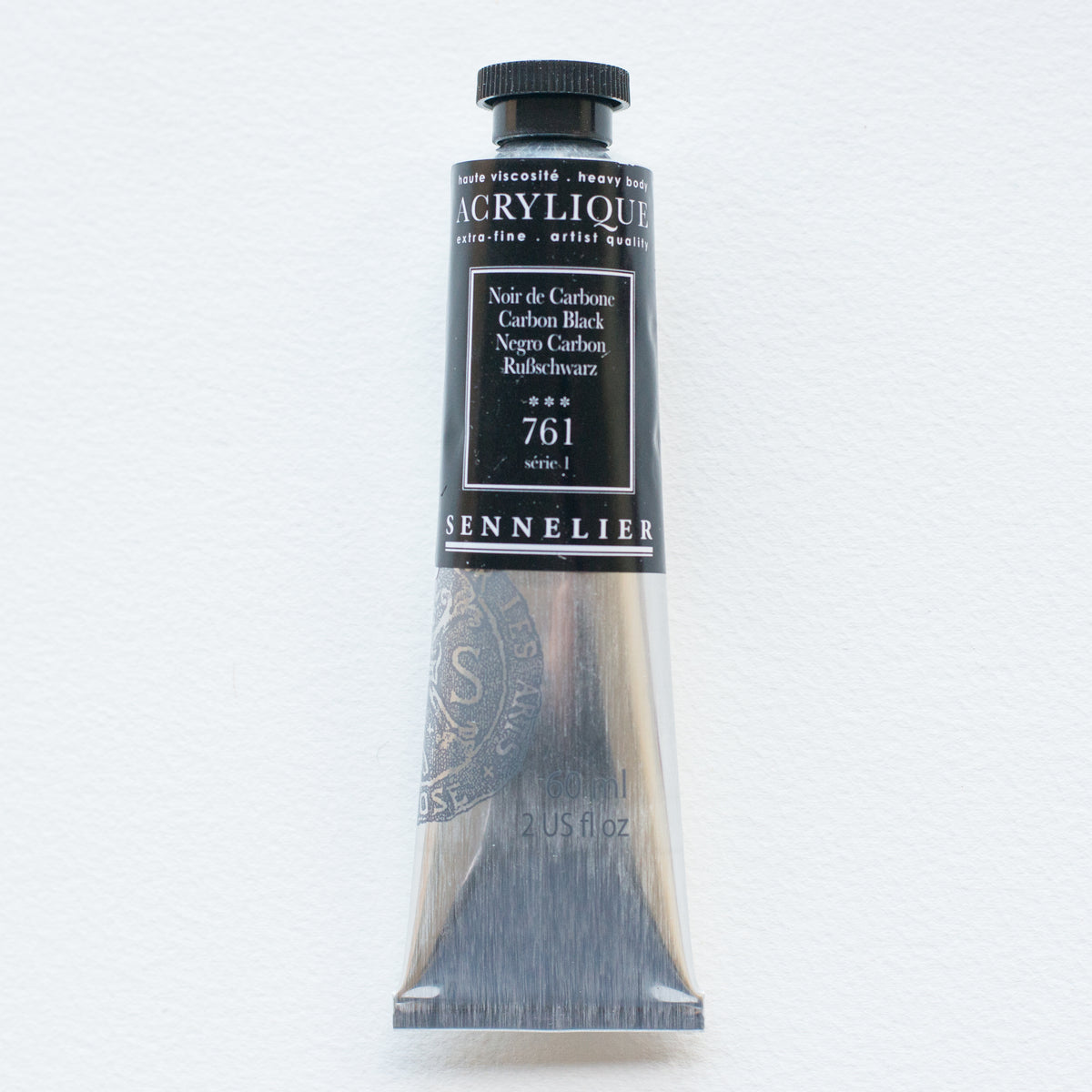 Sennelier Artist Acrylic 60ml – Carbon Black 761