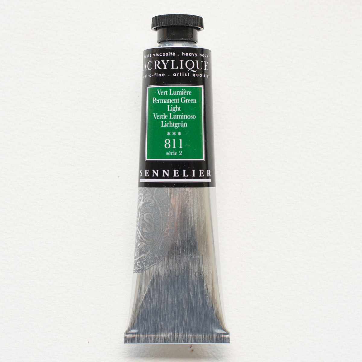 Sennelier Artist Acrylic 60ml – Permanent Green Light 811