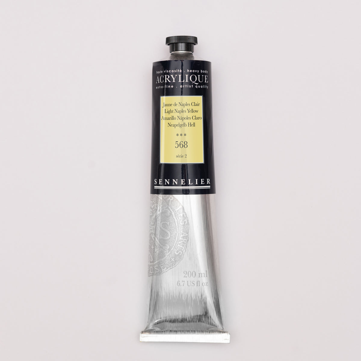Sennelier Artist Acrylic 200ml – Light Naples Yellow 568