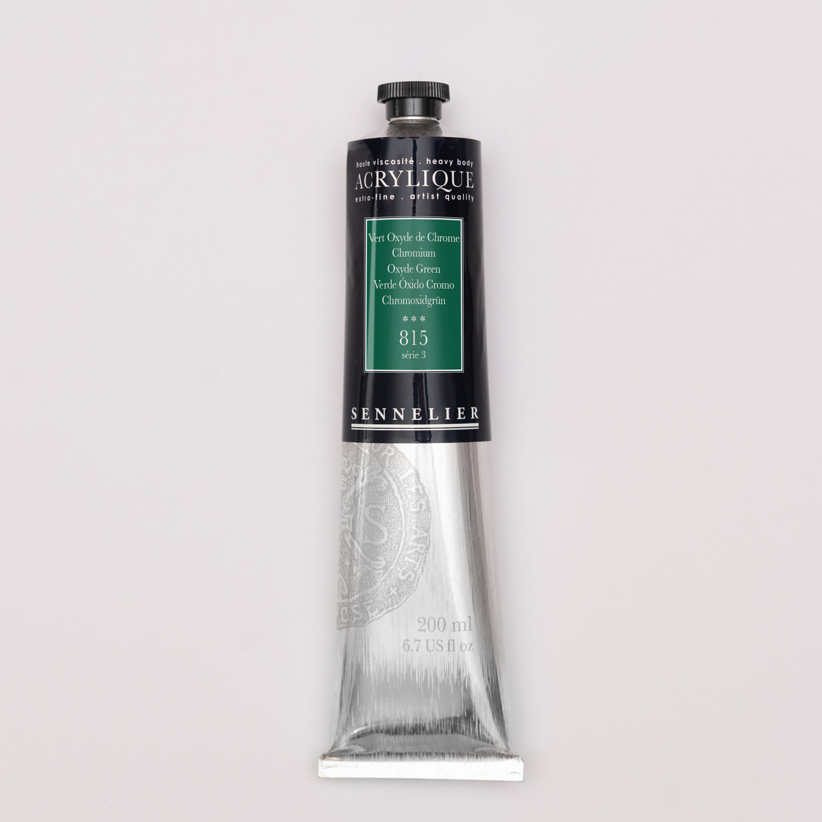 Sennelier Artist Acrylic 200ml – Chromium Oxide Green 815