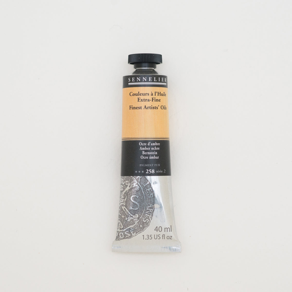 Sennelier Artist Extra-Fine Oil Colour 40ml – Amber Ochre 258