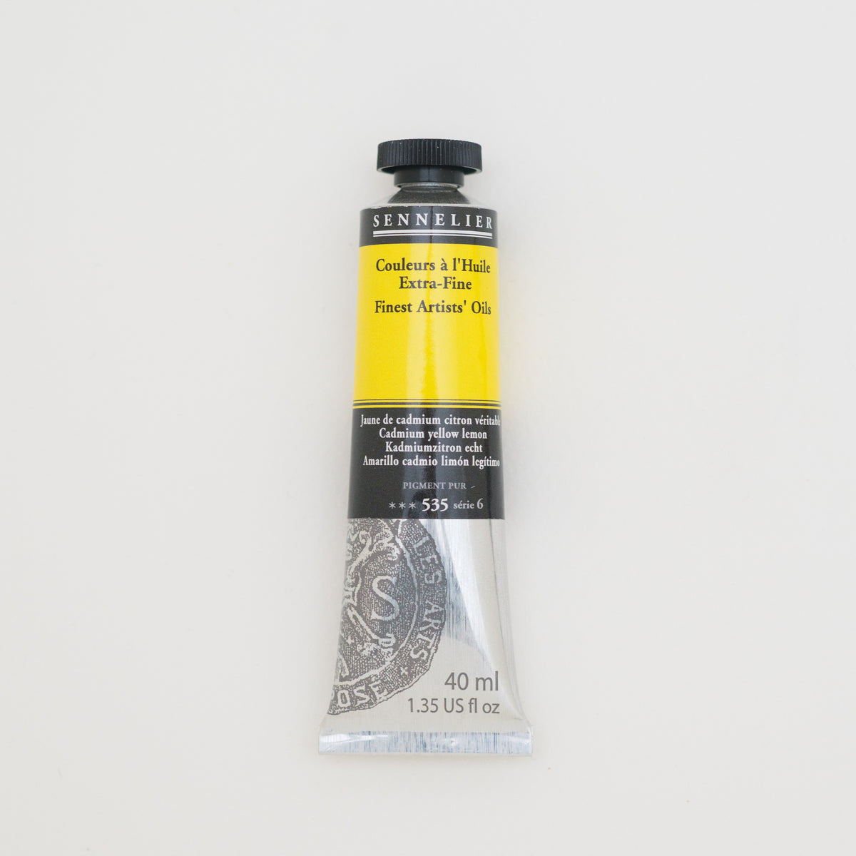 Sennelier Artist Extra-Fine Oil Colour 40ml – Cadmium Yellow Lemon 535