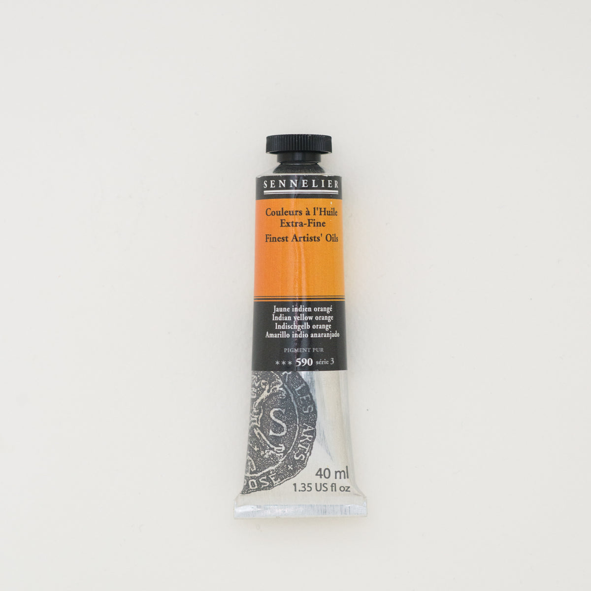Sennelier Artist Extra-Fine Oil Colour 40ml – Indian Yellow Orange 590