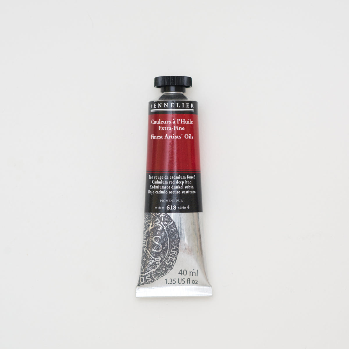 Sennelier Artist Extra-Fine Oil Colour 40ml – Cadmium Red Deep Hue 618