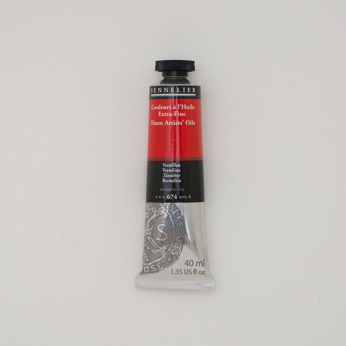 Sennelier Artist Extra-Fine Oil Colour 40ml – Vermilion 674
