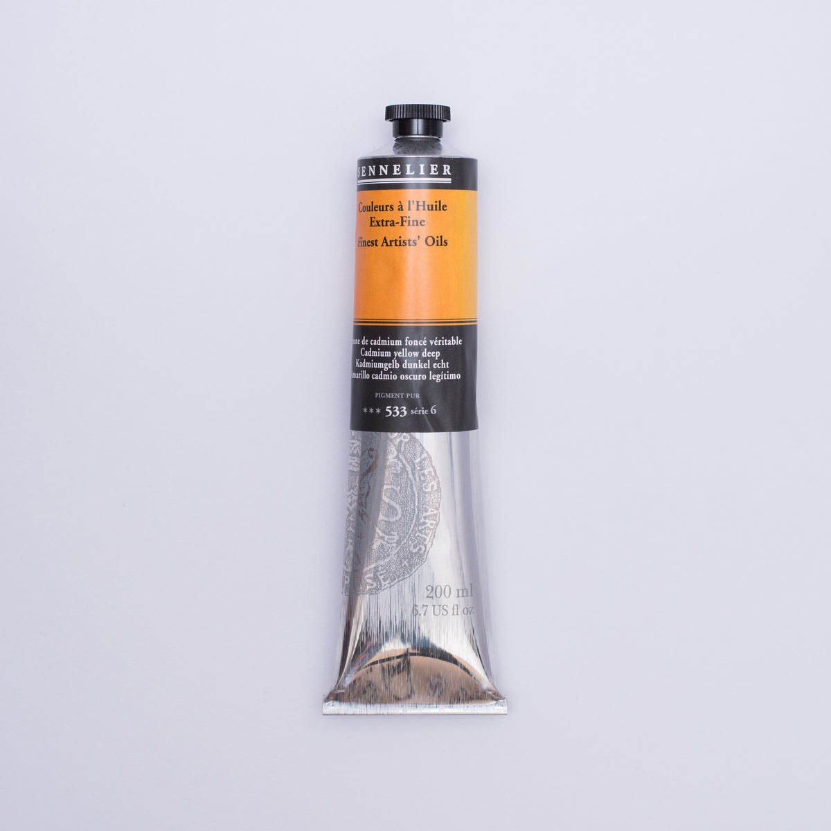 Sennelier Artist Extra-Fine Oil Colour 200ml – Cadmium Yellow Deep 533