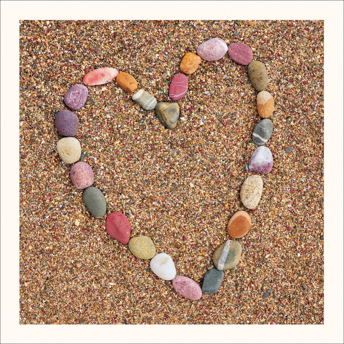 Heart in the Sand Photographic Card by Scott Morrish