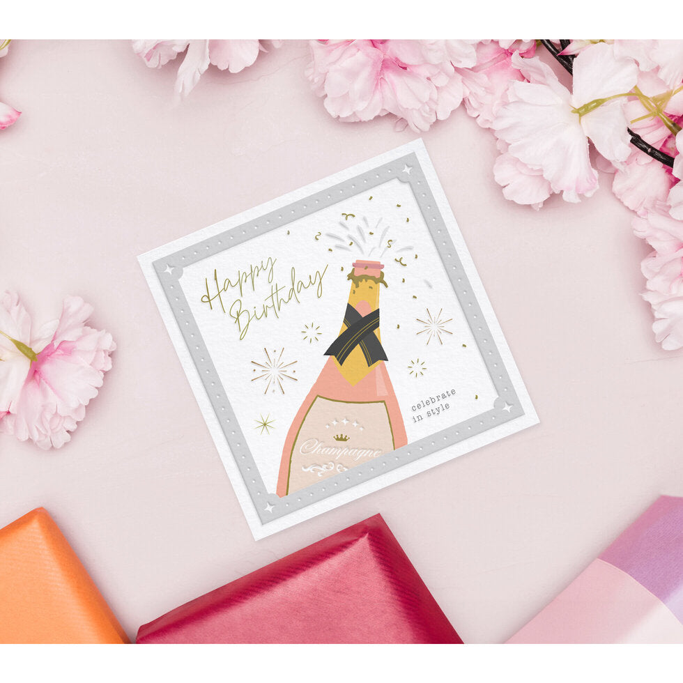 Solitude Champagne Greetings Card by Heyyy