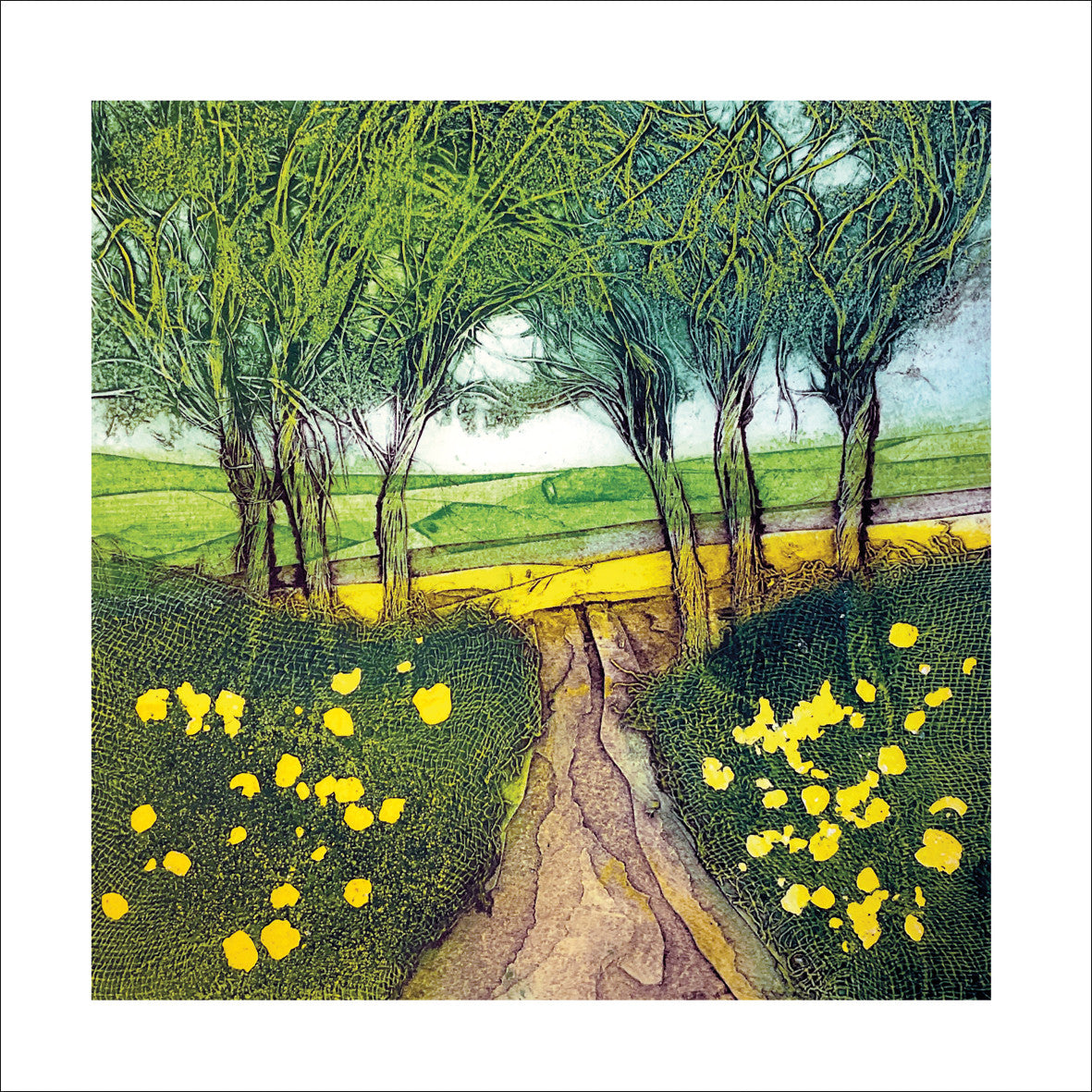 Buttercups Card by Sarah Ross-Thompson