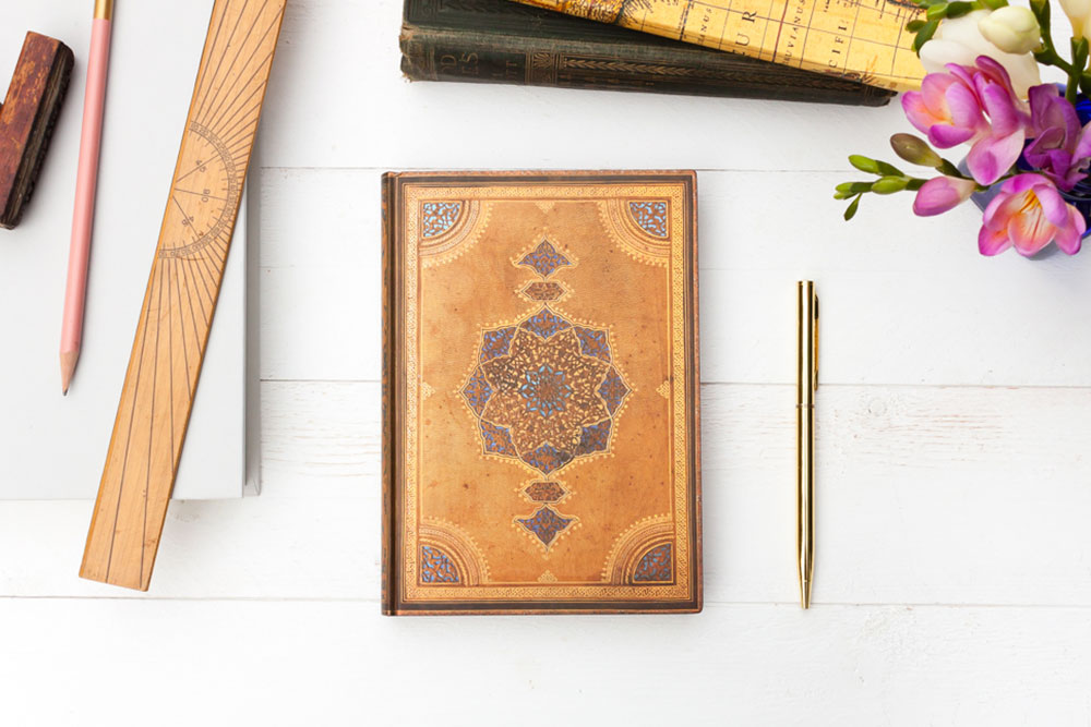 Paperblanks Safavid Midi Softback Flexi Journal – Lined, 176 Pages – design detail