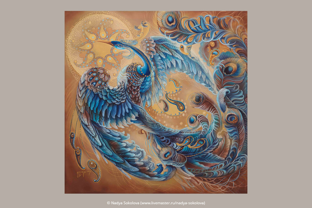 Paperblanks Skybird Ultra Hardback Journal – Plain, 144 Pages – design detail