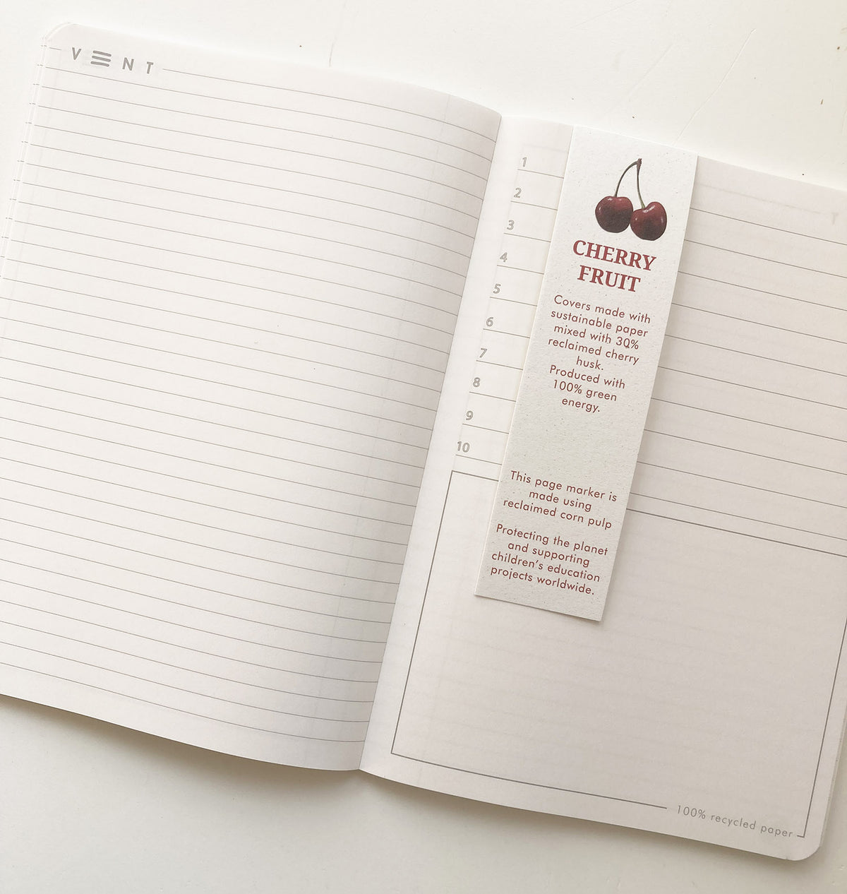 VENT SUCSEED A6 Pocket Notebook, Made with Kiwi Waste