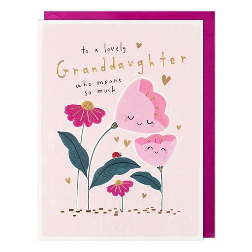 To A Lovely Granddaughter Greeting Card