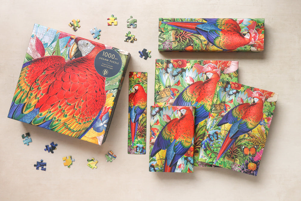 Paperblanks Tropical Garden Mini Hardback Journal – Lined, 176 Pages – design detail