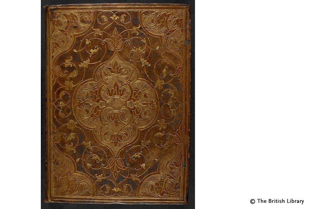 Paperblanks Turquoise Chronicles Hardback Guest Book – Plain, 144 Pages – design detail