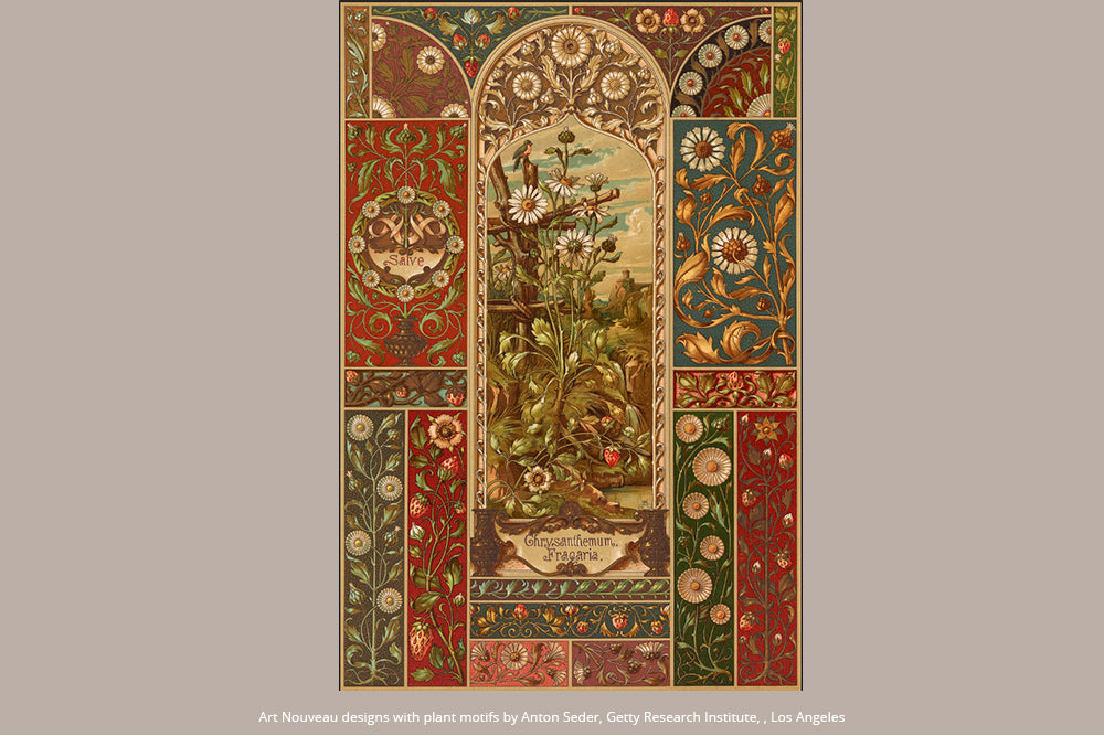 Paperblanks Viennese Fruit Ultra Hardback Journal – Plain, 144 Pages – design detail