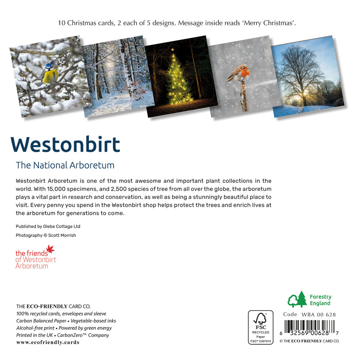 Westonbirt Mixed Christmas Card Pack of 10 – image 2