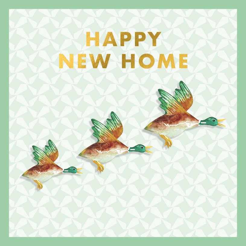 New Home Ducks Card