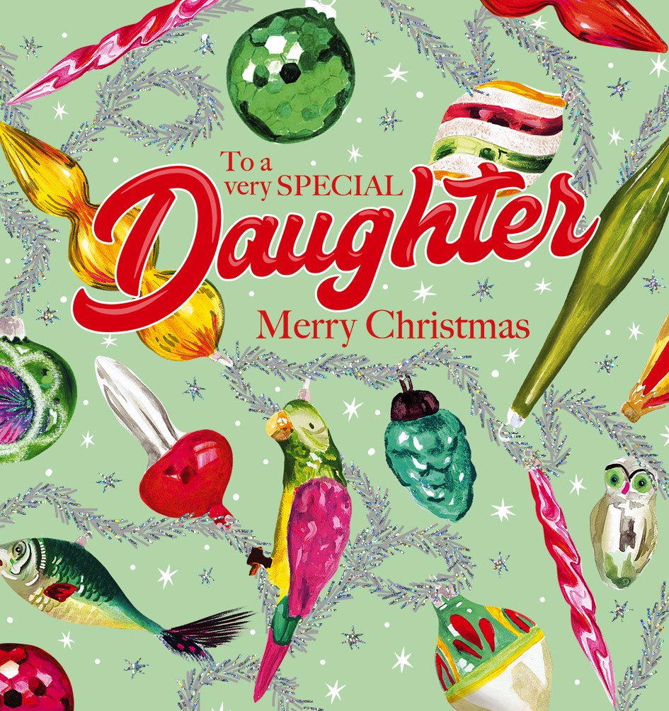 Very Special Daughter Christmas Card