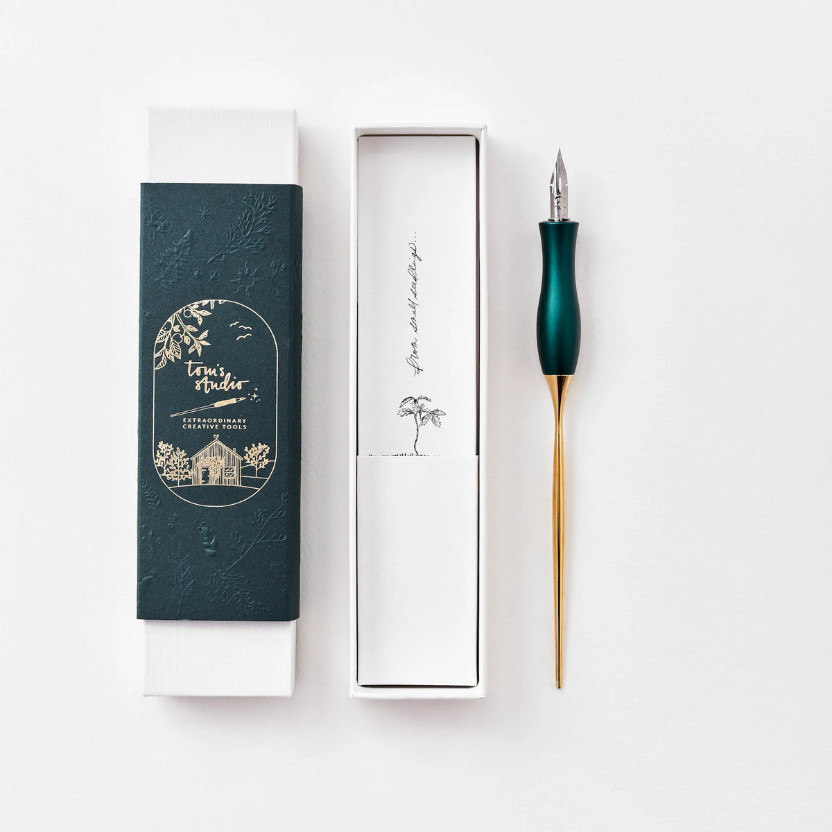 Tom's Studio Straight Bloom Calligraphy Pen - Ivy