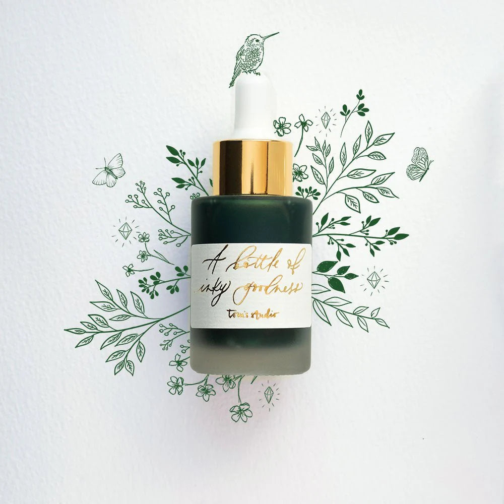 Tom's Studio Calligraphy Ink 30ml - Emerald