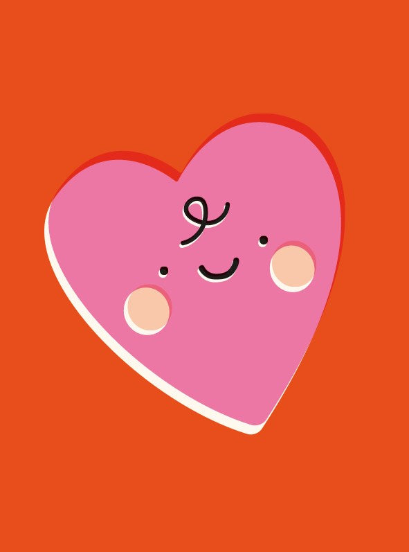 Happy Things Heart Card