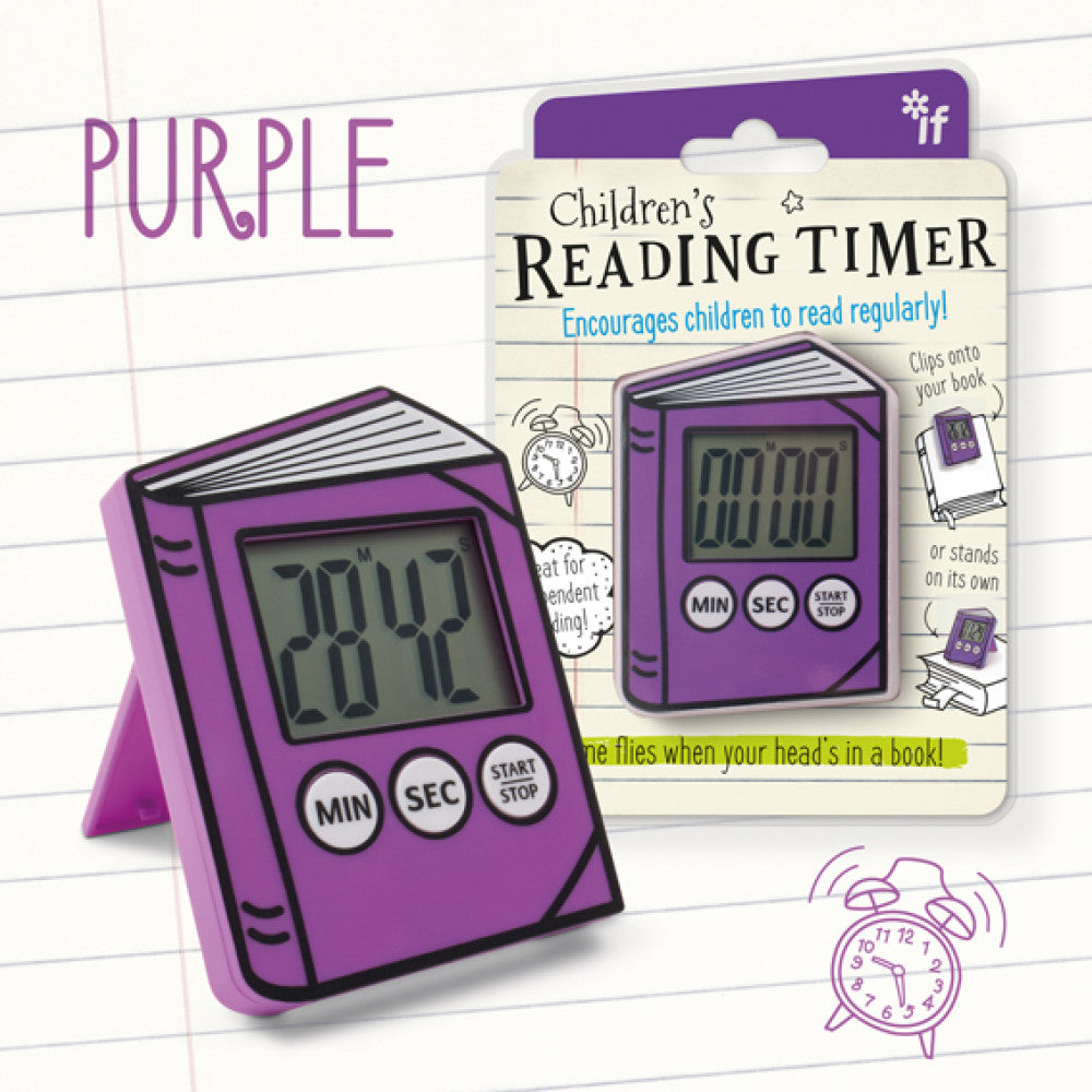 Children's Reading Timer - Purple