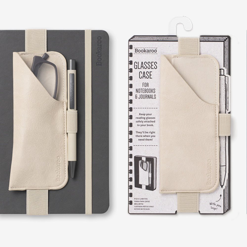 Bookaroo Glasses Case - Cream