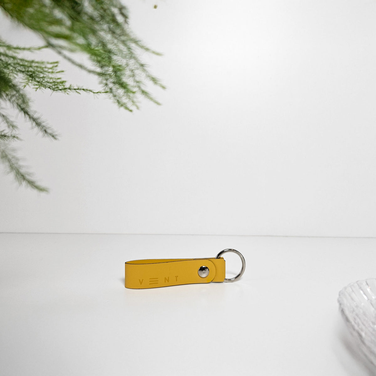 VENT Recycled Italian Leather Keyring