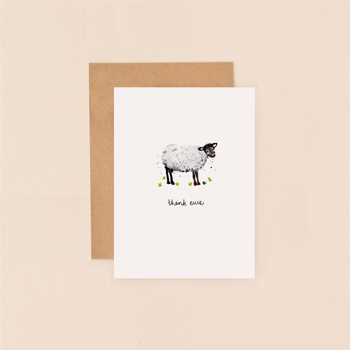 Thank Ewe Louise Mulgrew Card (LMBIJ78)