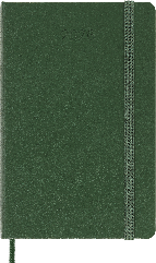 Moleskine 2026 Daily Diary – 12 Months, Pocket, Hard Cover, Myrtle Green – front cover