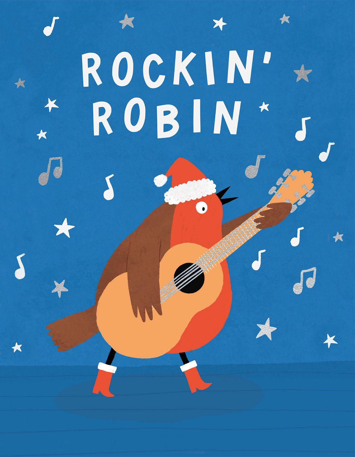 Abigail Burch Rockin Robin Christmas Card Pack