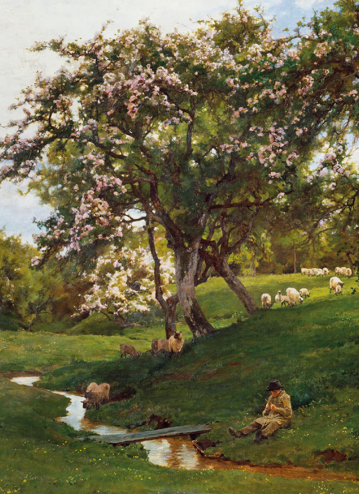 Alfred Parsons When Nature Painted All Things Gay Art Card